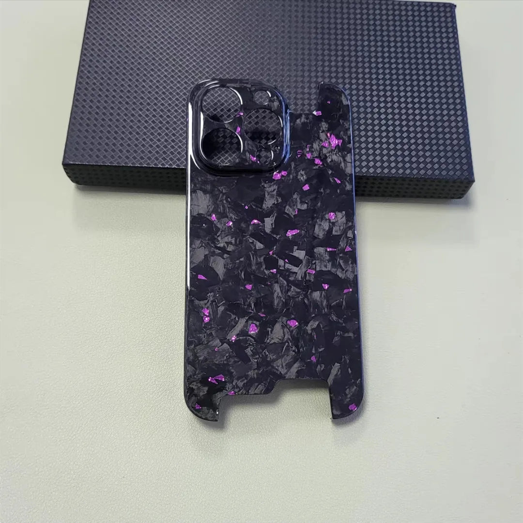 Ultra Thin Forged Carbon Fiber Cover For iPhone Ultra Thin Forged Carbon Fiber Cover For iPhone